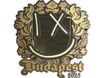 Sticker | lux (Gold) | Budapest 2025