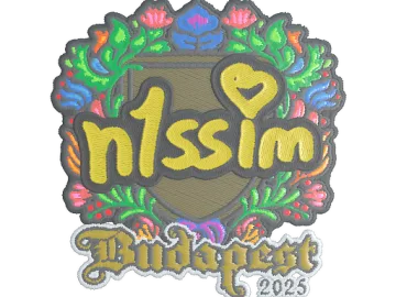 Sticker | n1ssim (Embroidered) | Budapest 2025
