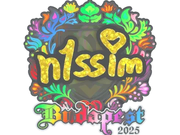 Sticker | n1ssim (Holo) | Budapest 2025