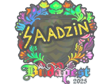 Sticker | saadzin (Holo) | Budapest 2025