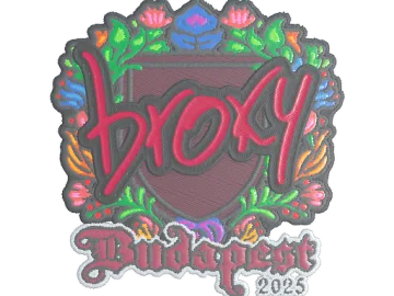 Sticker | broky (Embroidered) | Budapest 2025