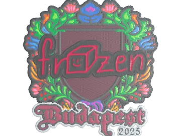 Sticker | frozen (Embroidered) | Budapest 2025