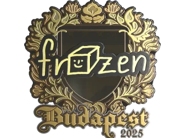 Sticker | frozen (Gold) | Budapest 2025