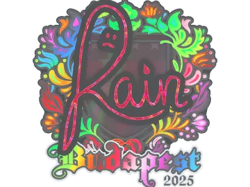 Sticker | rain (Holo) | Budapest 2025