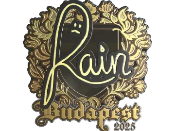 Sticker | rain (Gold) | Budapest 2025