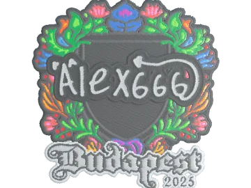 Sticker | alex666 (Embroidered) | Budapest 2025