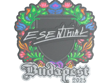 Sticker | esenthial (Embroidered) | Budapest 2025