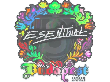 Sticker | esenthial (Holo) | Budapest 2025