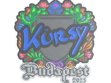 Sticker | Kursy (Embroidered) | Budapest 2025