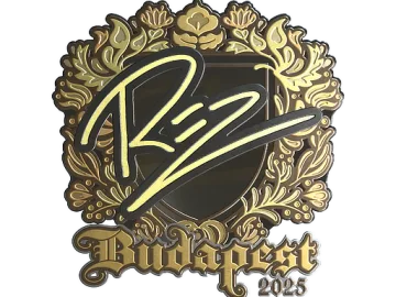 Sticker | REZ (Gold) | Budapest 2025