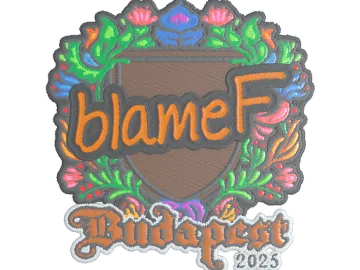 Sticker | blameF (Embroidered) | Budapest 2025