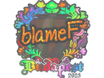 Sticker | blameF (Holo) | Budapest 2025