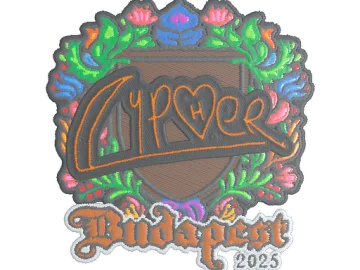 Sticker | Cypher (Embroidered) | Budapest 2025