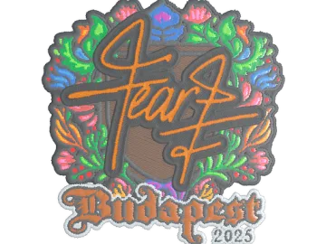 Sticker | fEAR (Embroidered) | Budapest 2025