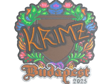 Sticker | KRIMZ (Embroidered) | Budapest 2025