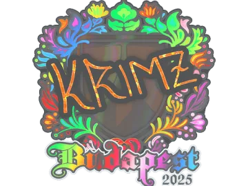 Sticker | KRIMZ (Holo) | Budapest 2025