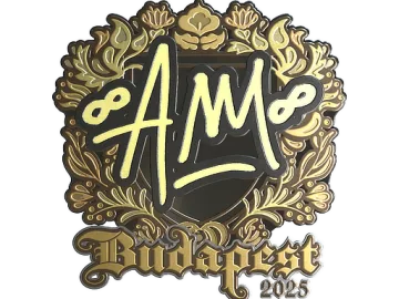 Sticker | AW (Gold) | Budapest 2025