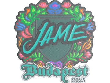 Sticker | Jame (Embroidered) | Budapest 2025