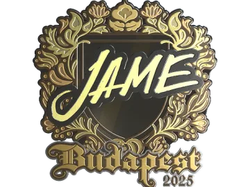 Sticker | Jame (Gold) | Budapest 2025