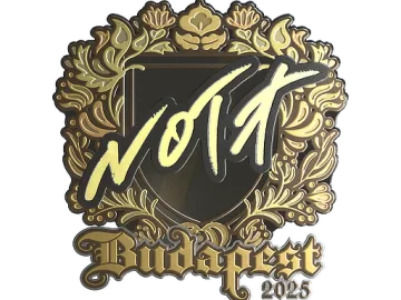 Sticker | nota (Gold) | Budapest 2025