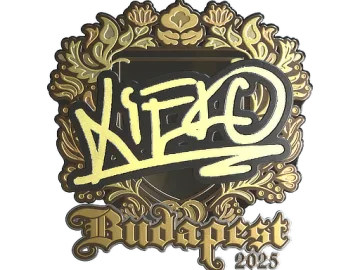 Sticker | xiELO (Gold) | Budapest 2025