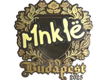 Sticker | r1nkle (Gold) | Budapest 2025