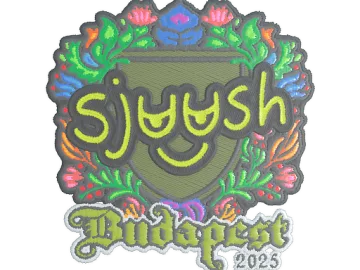Sticker | sjuush (Embroidered) | Budapest 2025