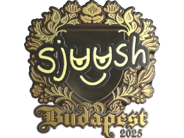 Sticker | sjuush (Gold) | Budapest 2025