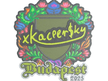 Sticker | xKacpersky (Embroidered) | Budapest 2025