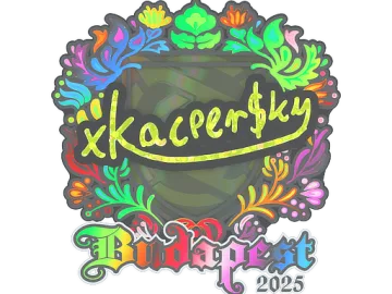 Sticker | xKacpersky (Holo) | Budapest 2025