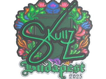 Sticker | skullz (Embroidered) | Budapest 2025