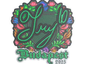 Sticker | TRY (Embroidered) | Budapest 2025