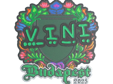 Sticker | VINI (Embroidered) | Budapest 2025