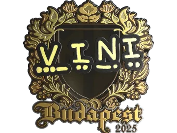 Sticker | VINI (Gold) | Budapest 2025