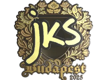 Sticker | jks (Gold) | Budapest 2025