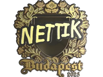 Sticker | nettik (Gold) | Budapest 2025