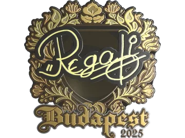Sticker | regali (Gold) | Budapest 2025