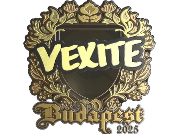 Sticker | vexite (Gold) | Budapest 2025