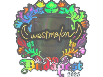 Sticker | westmelon (Holo) | Budapest 2025