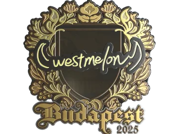 Sticker | westmelon (Gold) | Budapest 2025