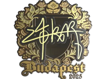 Sticker | z4KR (Gold) | Budapest 2025