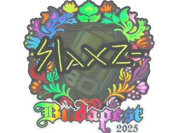 Sticker | slaxz- (Holo) | Budapest 2025