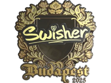 Sticker | Swisher (Gold) | Budapest 2025