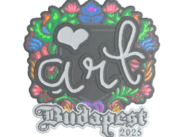 Sticker | arT (Embroidered) | Budapest 2025