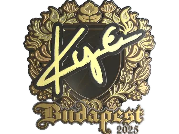 Sticker | kye (Gold) | Budapest 2025