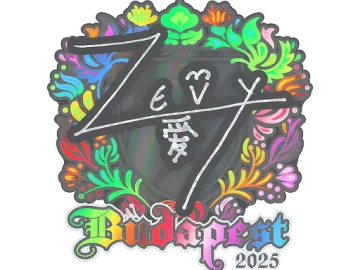 Sticker | zevy (Holo) | Budapest 2025