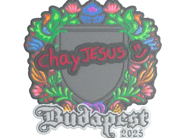 Sticker | chayJESUS (Embroidered) | Budapest 2025