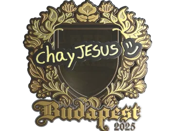 Sticker | chayJESUS (Gold) | Budapest 2025