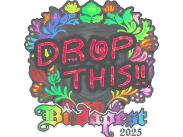 Sticker | drop (Holo) | Budapest 2025