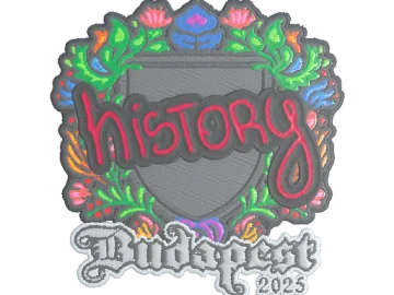 Sticker | History (Embroidered) | Budapest 2025